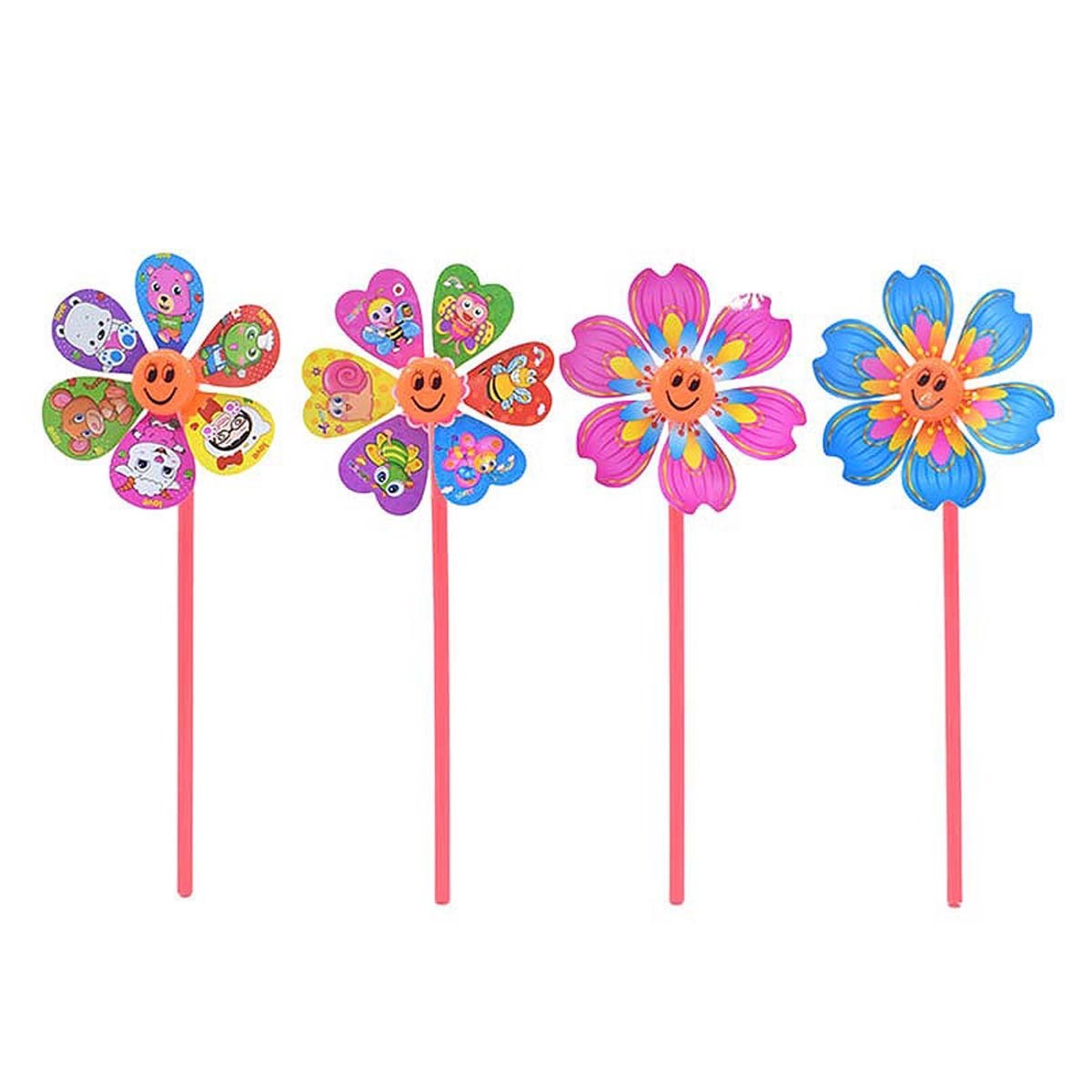 Jinming Promotional 34cm pinwheel outdoor toys garden party decoration plastic windmill toy for kids