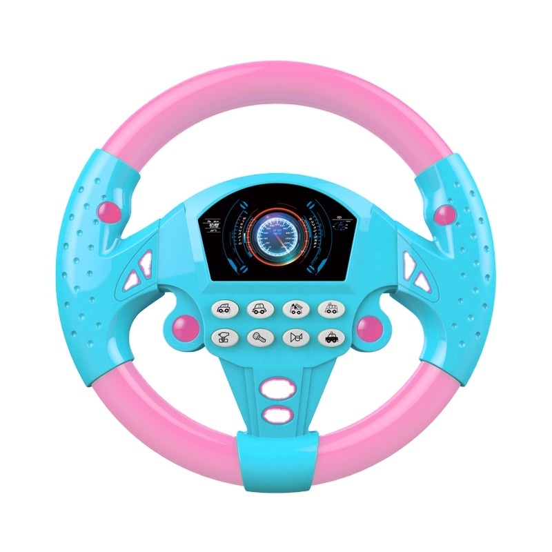 Jinming Electric Baby Toys with Sound Kids Musical Educational Simulate Driving Car Steering Wheel Toy