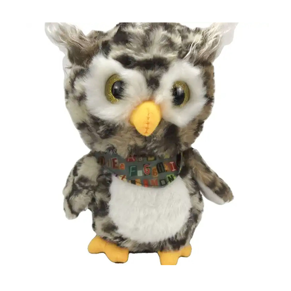 Jinming New item electric animal toy with music 8inch 10inch recordable talking plush owl toys