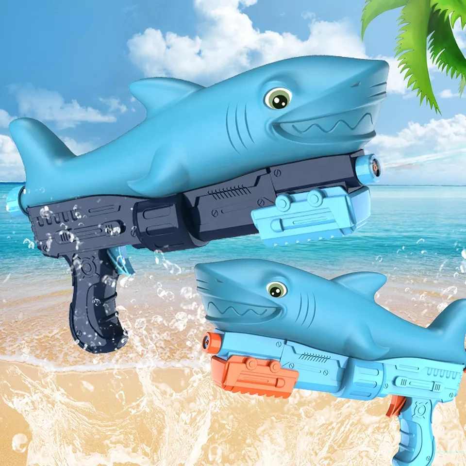 Jinming Outdoor summer beach play shooting game shake shape air pressure water gun toys