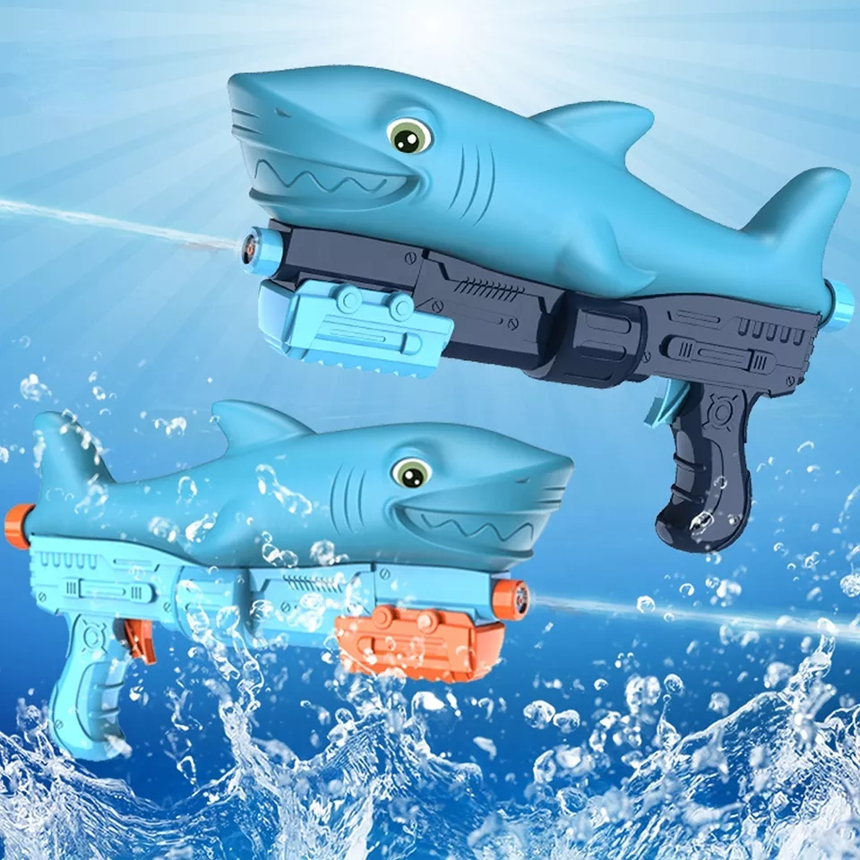 Jinming Outdoor summer beach play shooting game shake shape air pressure water gun toys