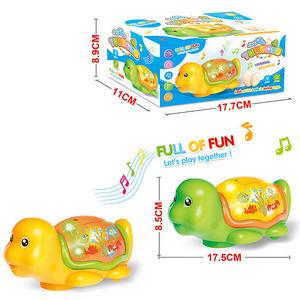 Jinming Children battery operated animal toys with music and light electric laying turtle toys for sale