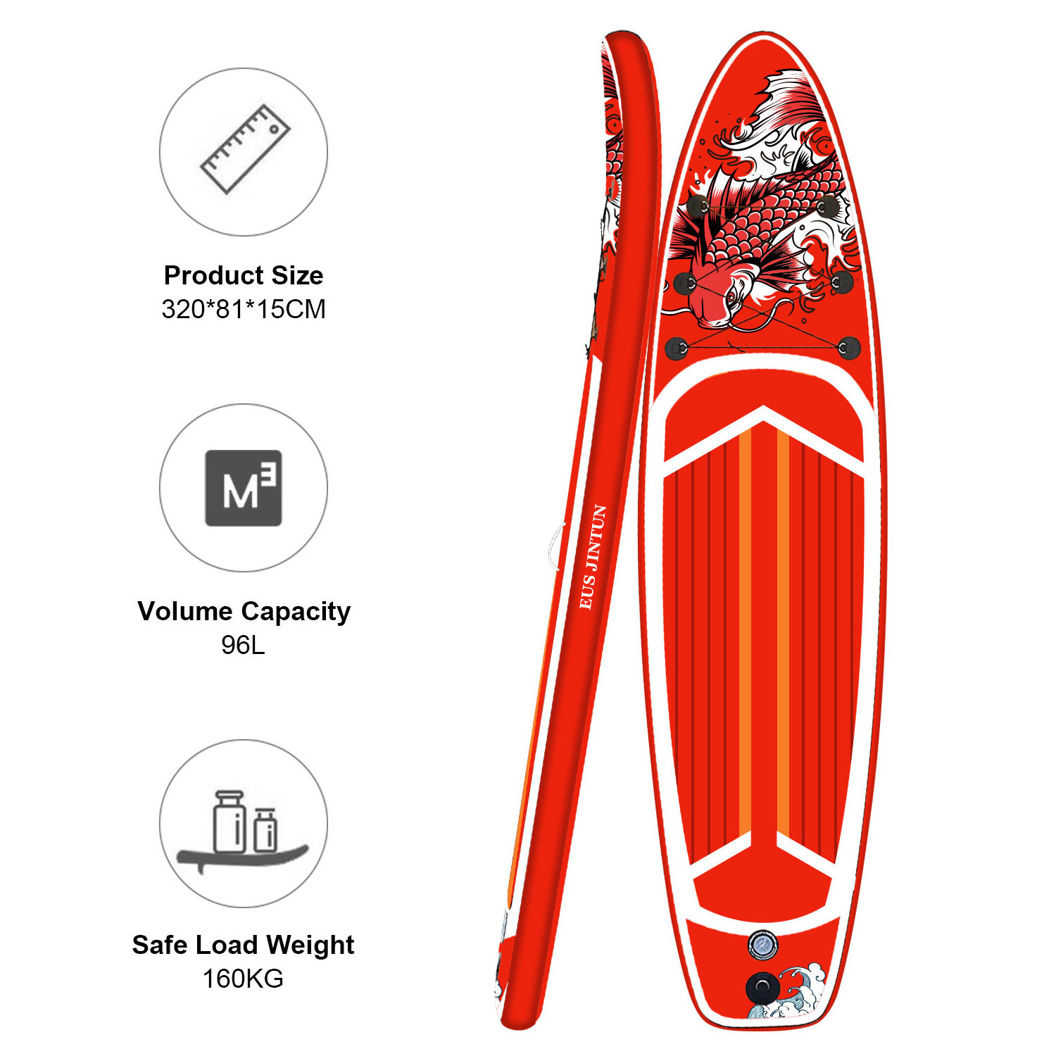 OEM Custom Support Board Swimming board Marine Inflatable surfboard Standing paddle board