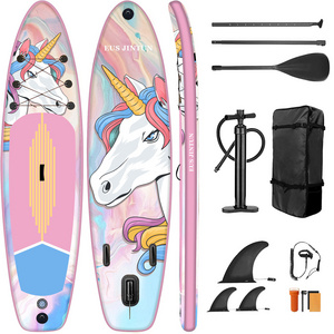 OEM customize cheap High quality Water yoga board On water race sup surf inflatable stand up paddle board