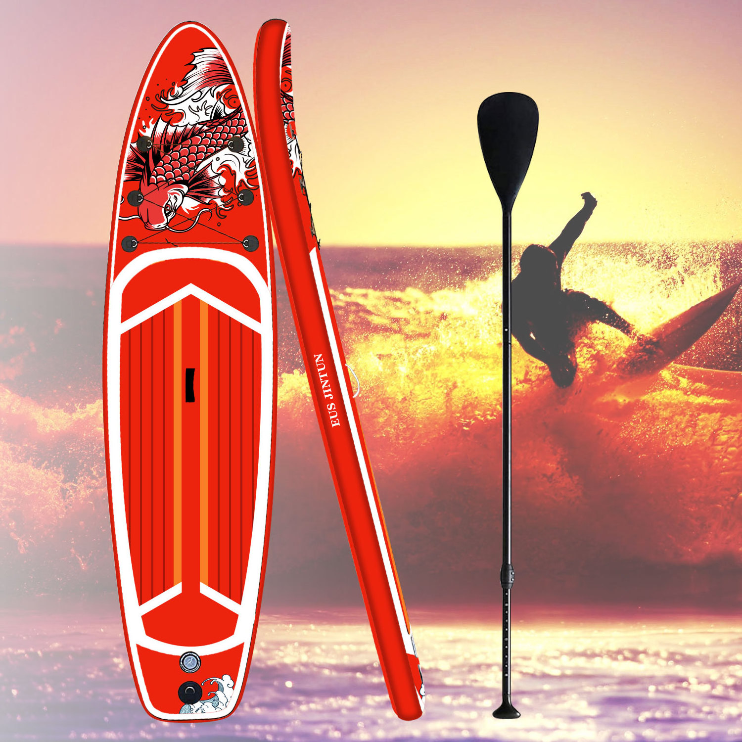 OEM Custom Support Board Swimming board Marine Inflatable surfboard Standing paddle board