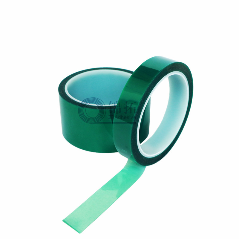 Tape Manufacturer PET Green transfer tape High Temperature Polyimide With Silicone Adhesive  Polyester Self-Adhesive Tape Roll