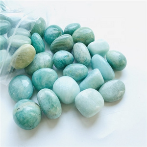 natural polished crystal stone healing  amazonite crystal tumbled stone