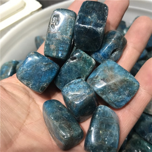 Wholesale Natural Blue Apatite Tumbled Crystal Stone Gravel Gemstones for Healing