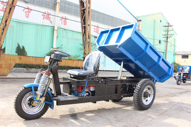 JinWang Rear Dumping Landscaping Electric Mini Loader, ZY-180 Electric Small Wheelbarrow For Construction