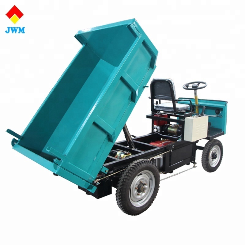 Cheap 2 ton  load motor electric  cargo 4 wheel  tricycle with open box for sale