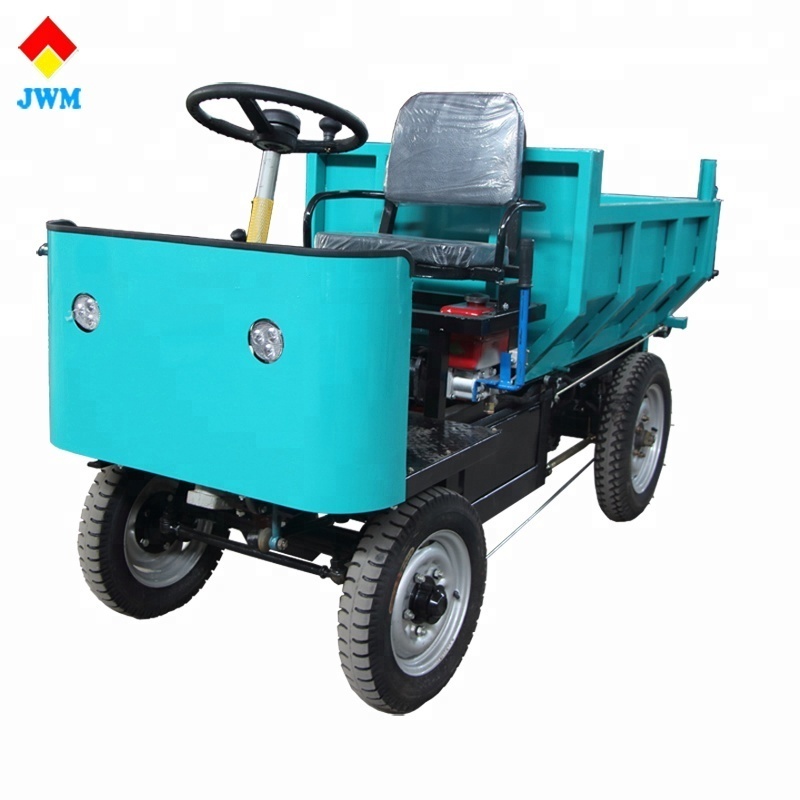 Cheap 2 ton  load motor electric  cargo 4 wheel  tricycle with open box for sale