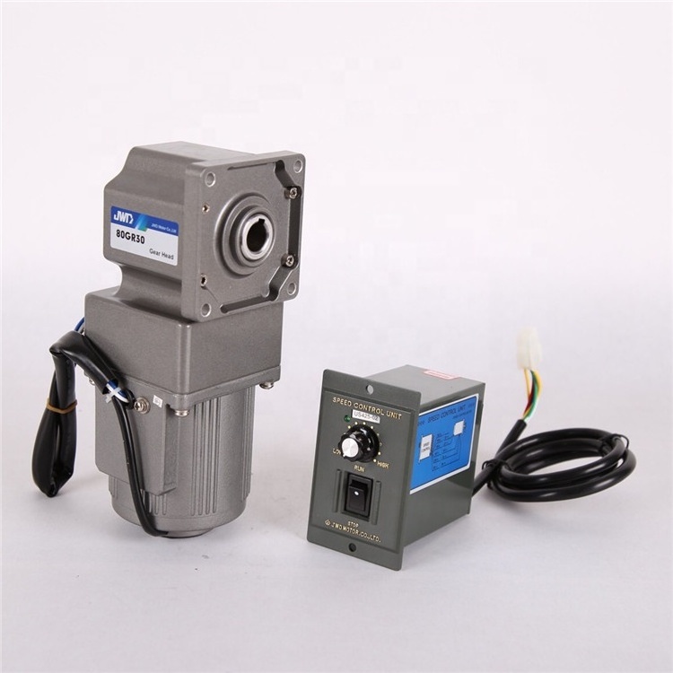 JWD Single Phase Three Phase Speed Control 25w 30w Waterproof AC Right Angle Gear Motor