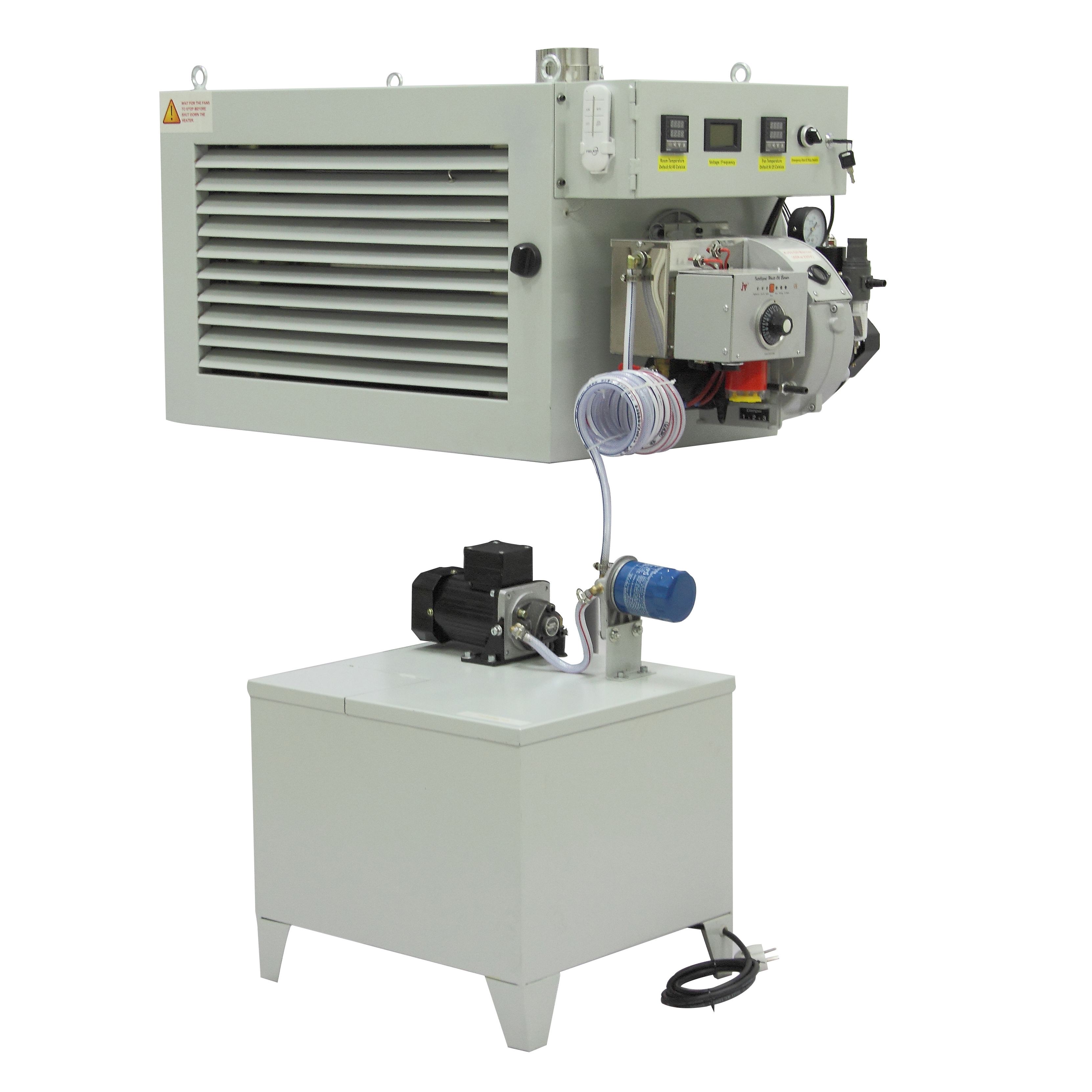 Easy to Clean Ash KVH800 Small Waste Oil Heater With Openable Chamber