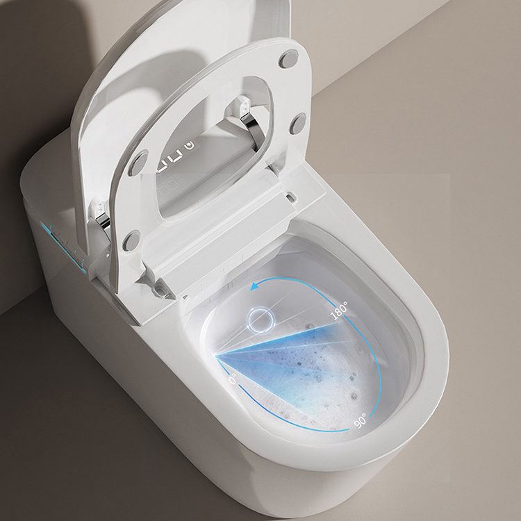 Modern multifunction bathroom automatic toilet auto sensor flushing intelligent smart toilet with bidet