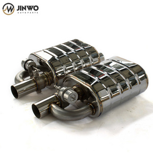 Jinwo Stainless Steel Racing Universal Valvetronic With Remote Valve high performance Car Exhaust Tpipes System Muffler