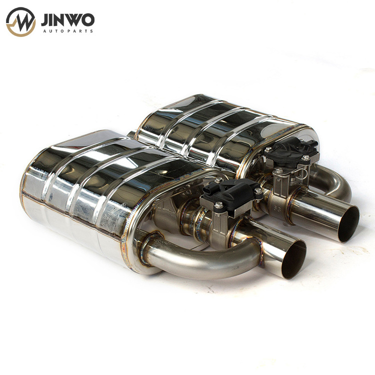 Jinwo Stainless Steel Racing Universal Valvetronic With Remote Valve high performance Car Exhaust Tpipes System Muffler