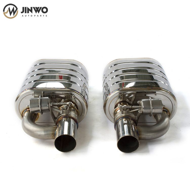 Jinwo Stainless Steel Racing Universal Valvetronic With Remote Valve high performance Car Exhaust Tpipes System Muffler