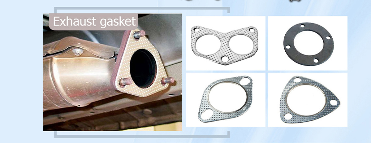 exhaust flange gasket cylinder head gasket engine parts exhaust pipe gasket