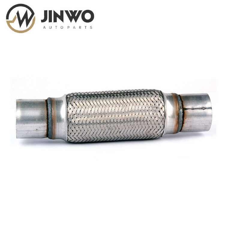 Jinwo 2 Inch Car Exhaust Flex Pipe Stainless Steel Flexible Systems with Auto Interlock Factory-Joint Bellows