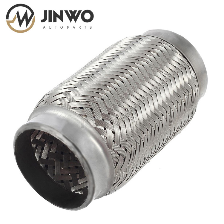 Jinwo 2 Inch Car Exhaust Flex Pipe Stainless Steel Flexible Systems with Auto Interlock Factory-Joint Bellows