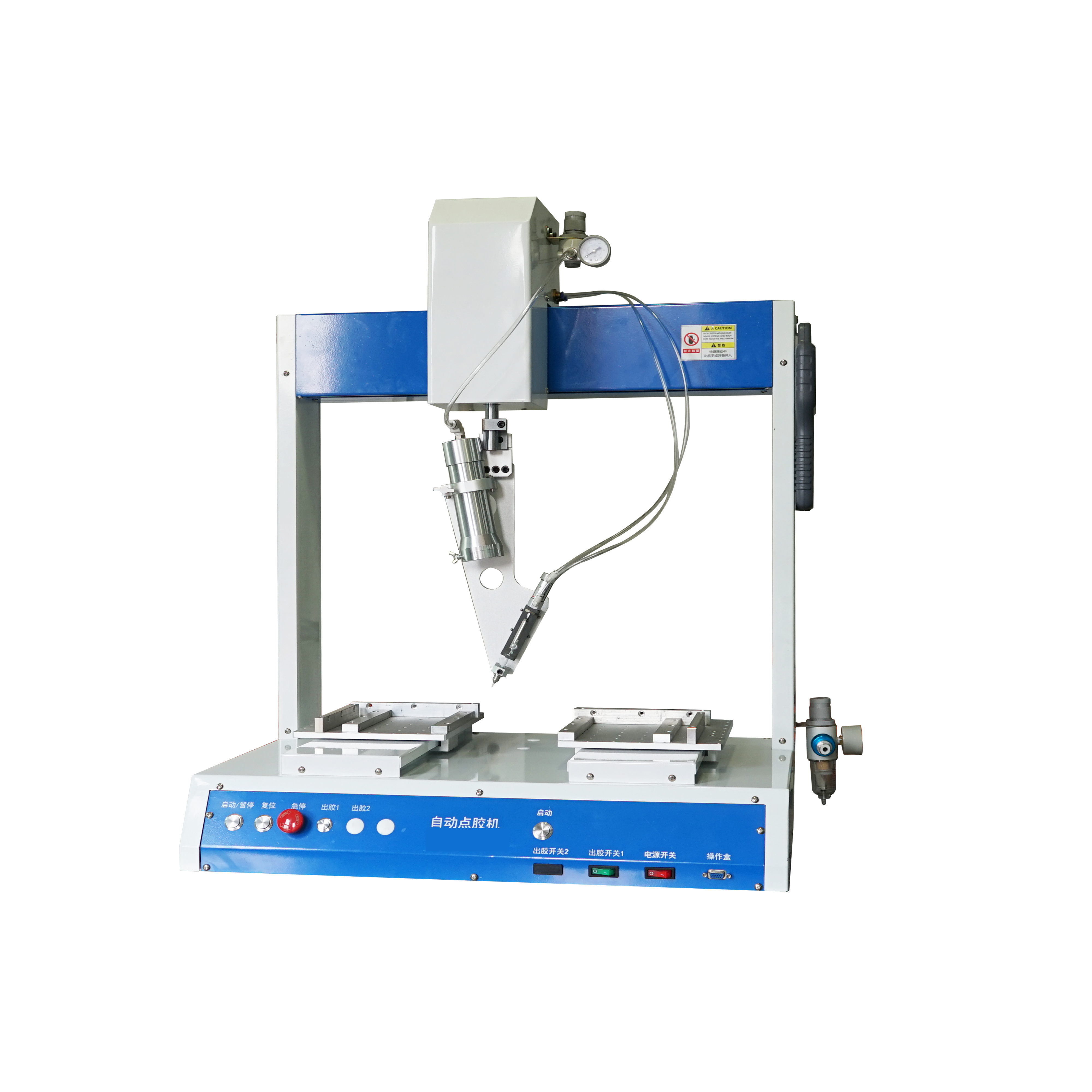 glue dispenser Automatic glue Dispensing Machine Double Platform Automatic Glue Dispenser Machine With R Rotary Axis