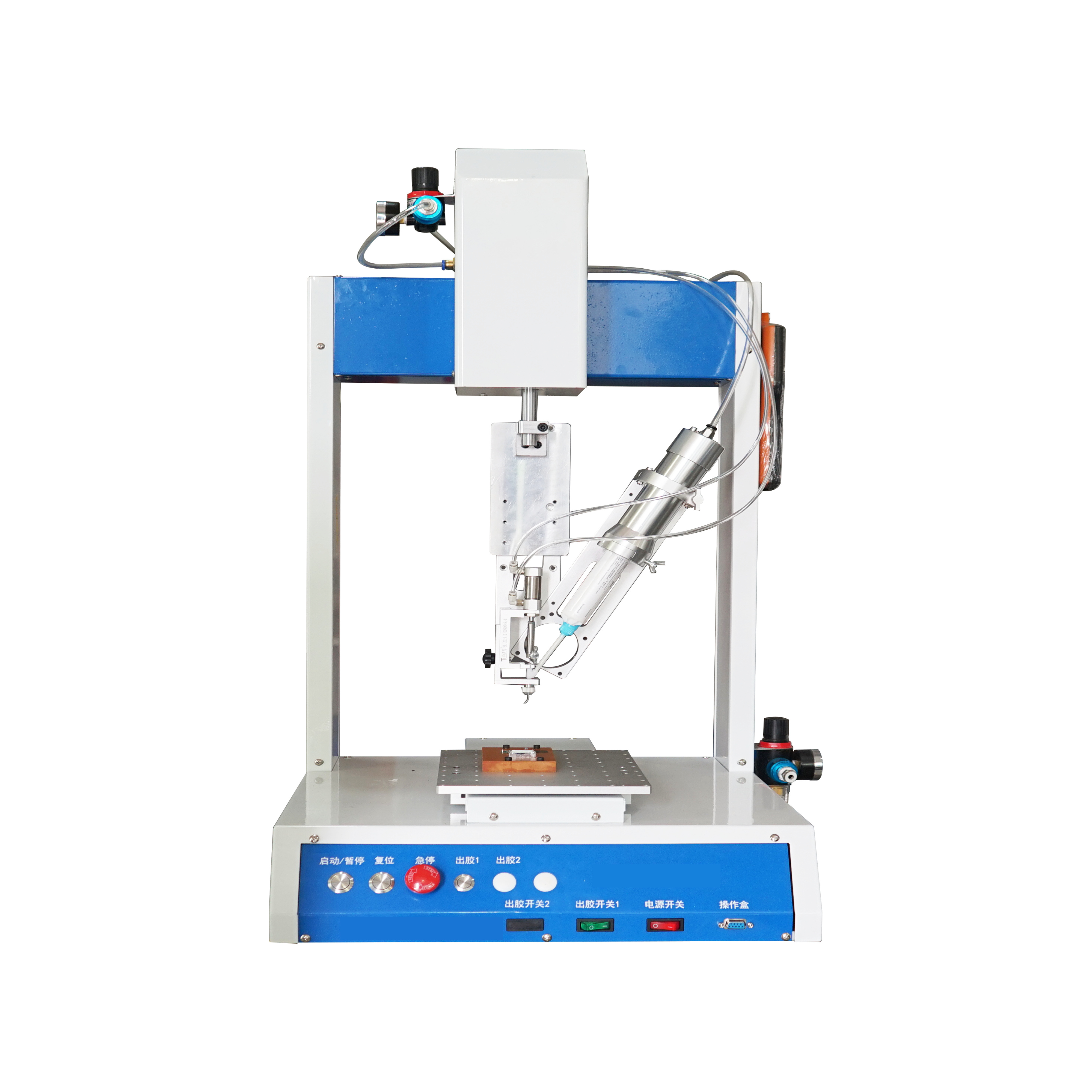 Paint silicone AB gule Pcb Epoxy Resin Dispensing Machine Four Axis Glue Dispensing Machine With R Rotary Axis dispenser glue