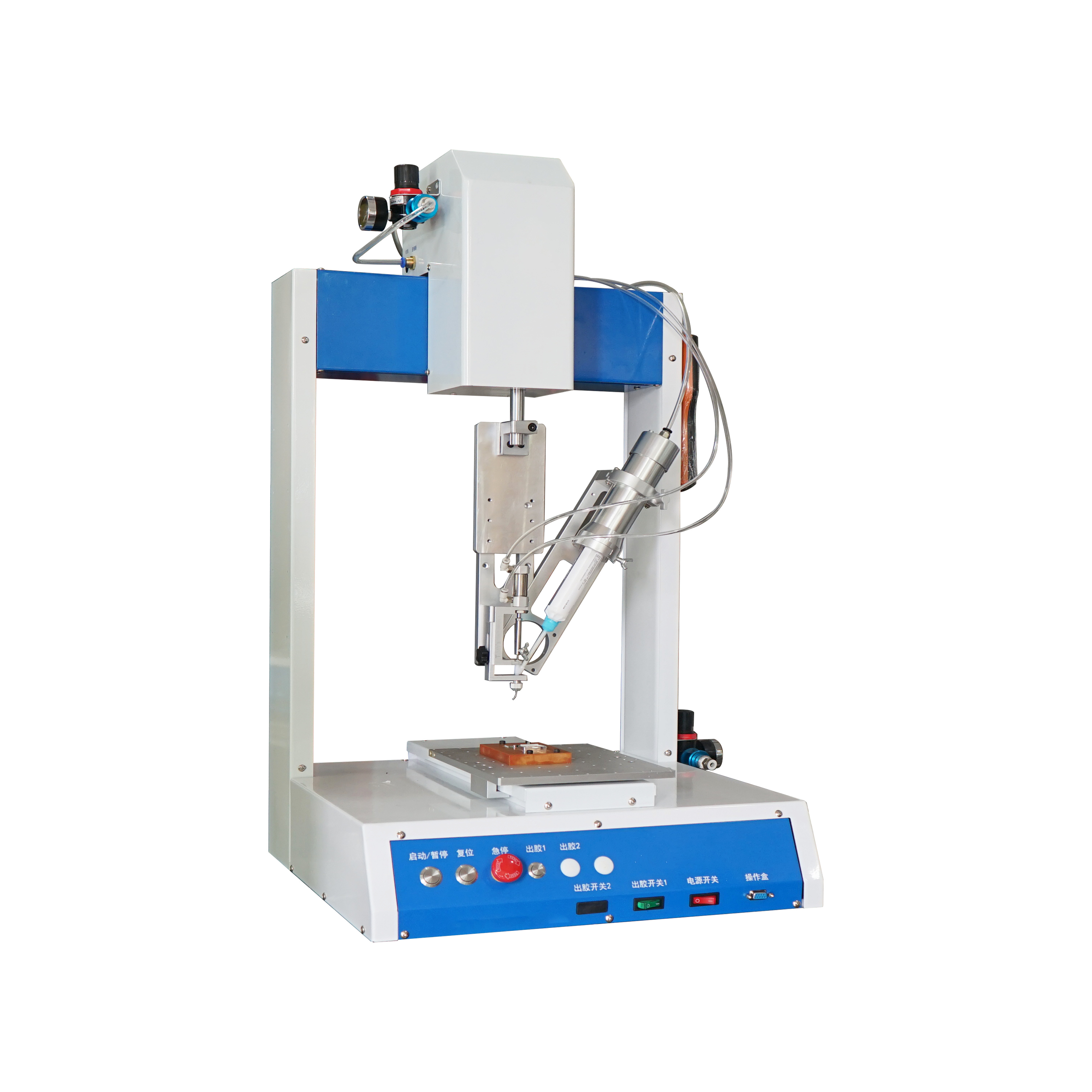 Paint silicone AB gule Pcb Epoxy Resin Dispensing Machine Four Axis Glue Dispensing Machine With R Rotary Axis dispenser glue