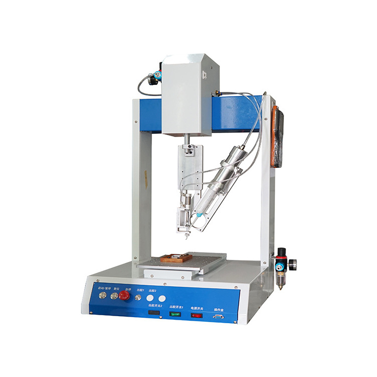 Paint silicone AB gule Pcb Epoxy Resin Dispensing Machine Four Axis Glue Dispensing Machine With R Rotary Axis dispenser glue