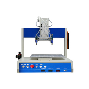 Dispenser Glue paint/epoxy/silicone/pvc dispensing Automatic Ab epoxy glue Double Platform Automatic Glue Dispensing Machine