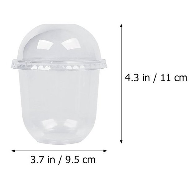 500ml Pp Custom Logo U Shape Bubble Tea Milk Tea Cup 16oz juice Clear Disposable Plastic Cup