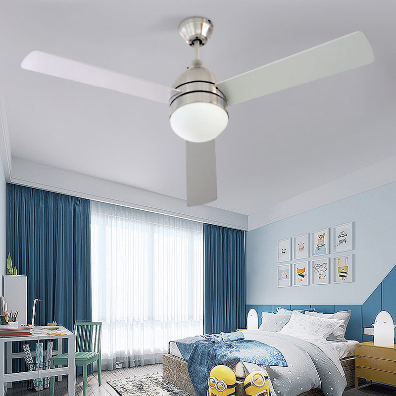 Wholesale Low Profile Customized Copper Motor Wall Control Ceiling Fans Light Flush Mount Decorative Ceiling Fan With Light