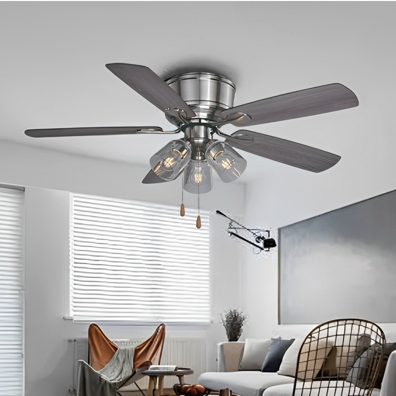 Factory Direct Simple Fandelier Dimmable Square Ceiling Fan Latest Modern Led 12 Volt Dc Ceiling Fan With Light