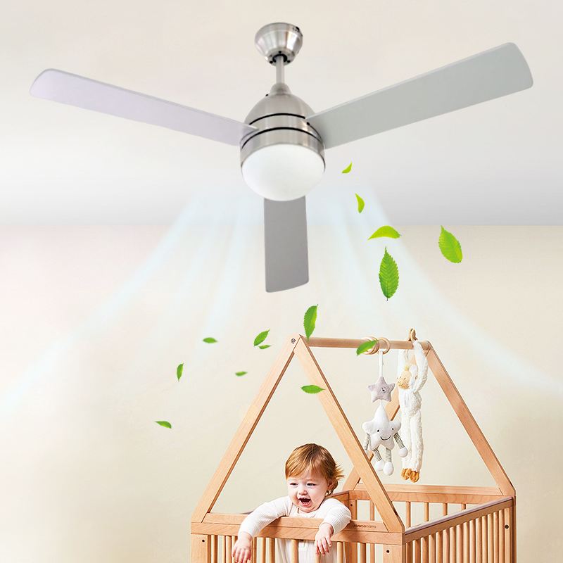 Modern Low Price Customized Commercial Imported Flush Mount Electric Ceiling Fan With Light