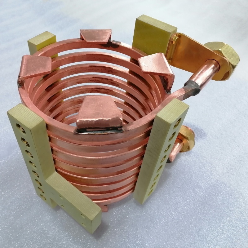 high quality mini Custom Induction copper Coil for Flameless Induction heater