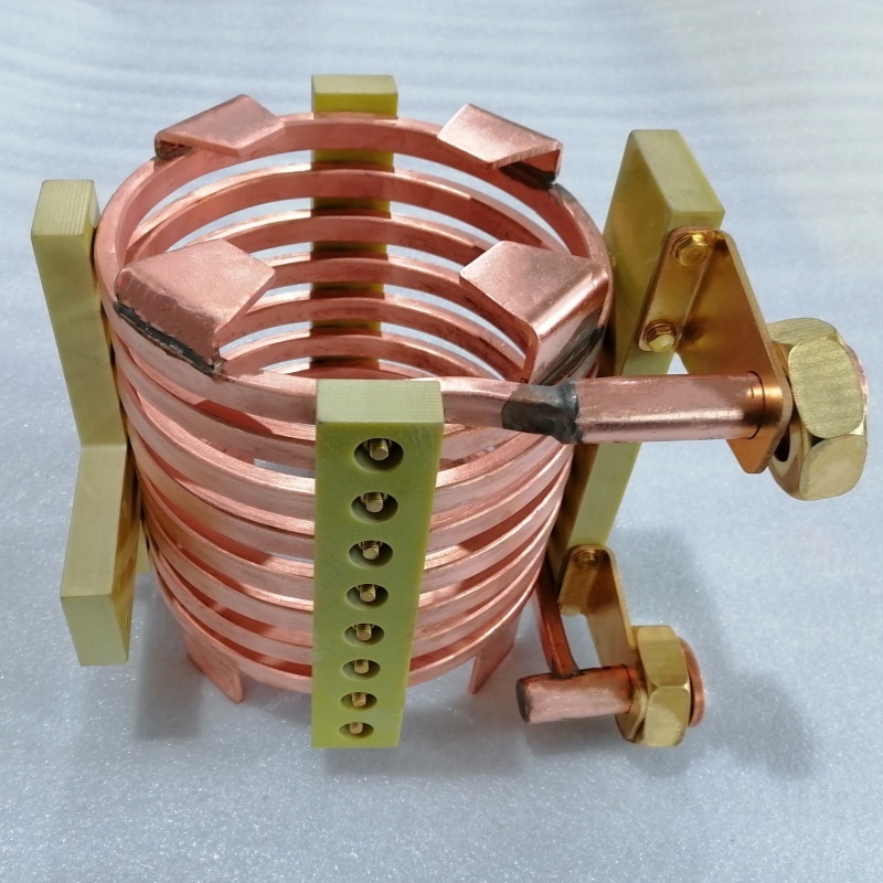 high quality mini Custom Induction copper Coil for Flameless Induction heater