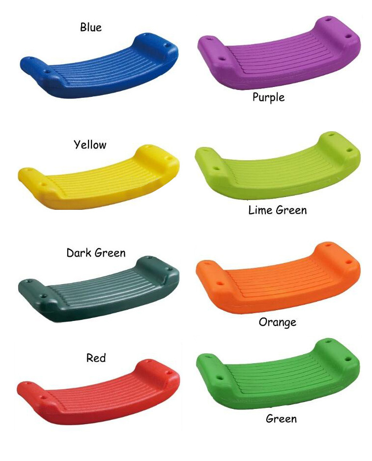 Outdoor Hight quality plastic swing seat playground accessories garden kids toy parts climbing frame