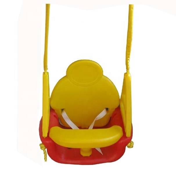 Hot selling Plastic3 in 1 Kids Swing Seat,Detachable Infant outdoor indoor baby swing kids toy for climbing wooded frame