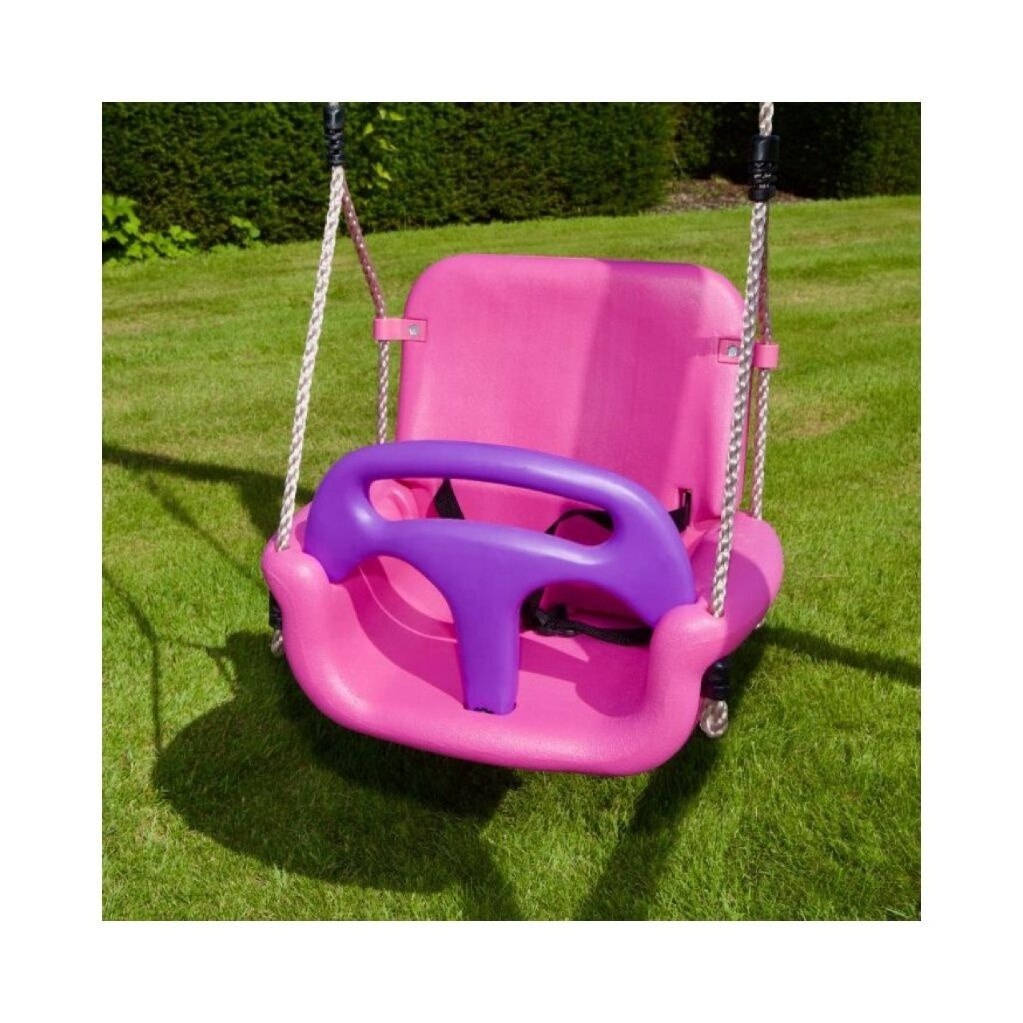 3 in 1 Baby Toddler Children Growable Swing Seat with Detachable back and T-Bar Deluxe swing seat playground swing set