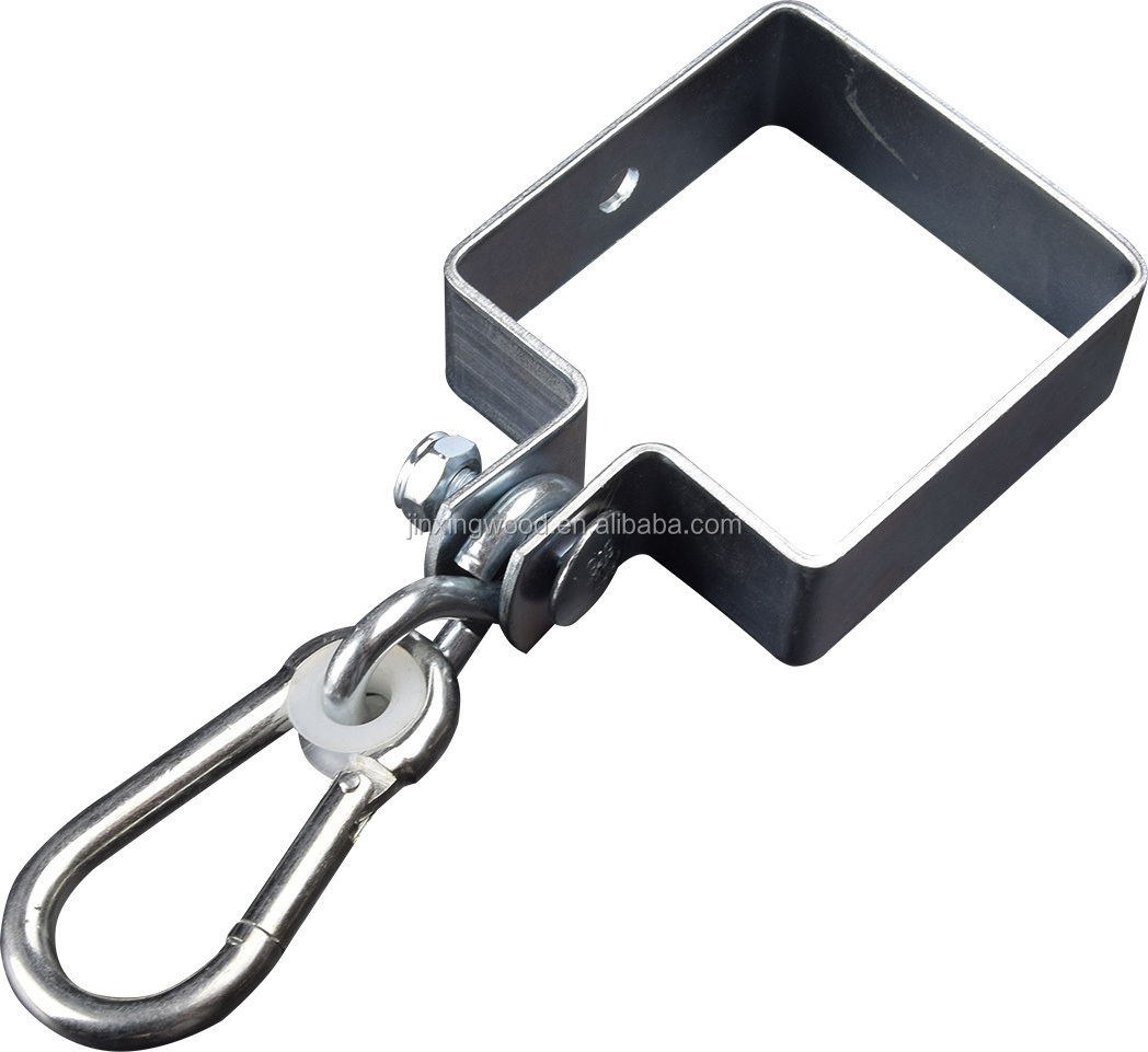 Hot selling heavy duty outdoor zinc plated snap carabiner playground swing hanger hook