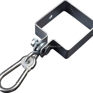 Hot selling heavy duty outdoor zinc plated snap carabiner playground swing hanger hook