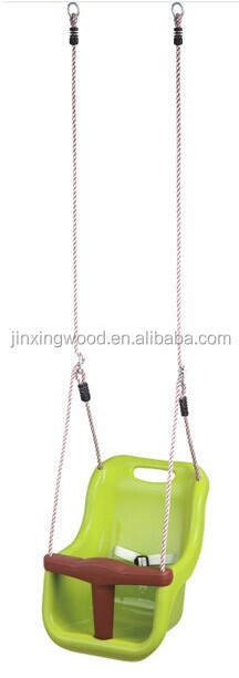 Hot selling outdoor indoor Baby Plastic Deluxe Toddler Swing seat plastic toddler swing for wooden frame