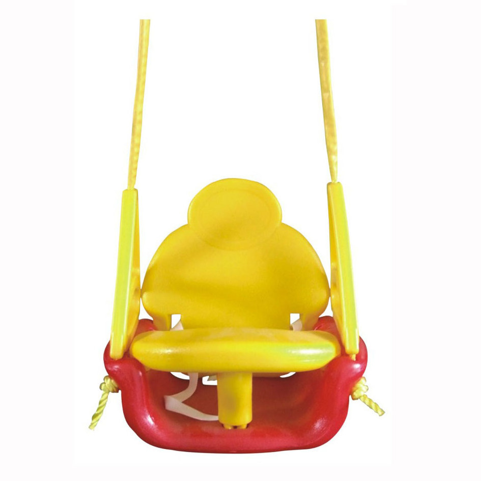 Hot selling Plastic Deluxe Swing seat 3 IN 1 /playground accessories/baby swing kids toy for climbing wooded frame