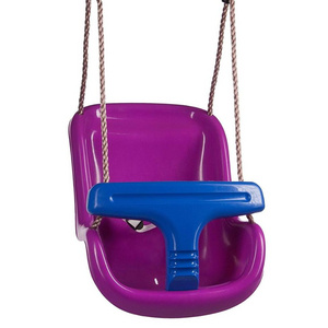 Outdoor indoor deluxe Hot sales plastic baby swing seat outdoor kids chair for 0-3 years