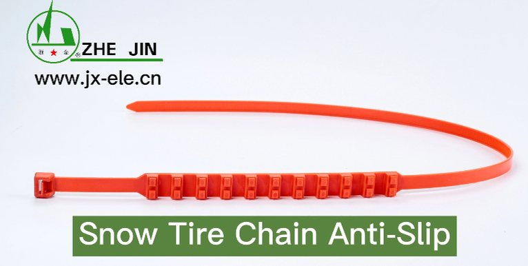 Anti-slip Car Tyre Wear, Nylon Cable Tie for Car Tyre in the Winter Snow