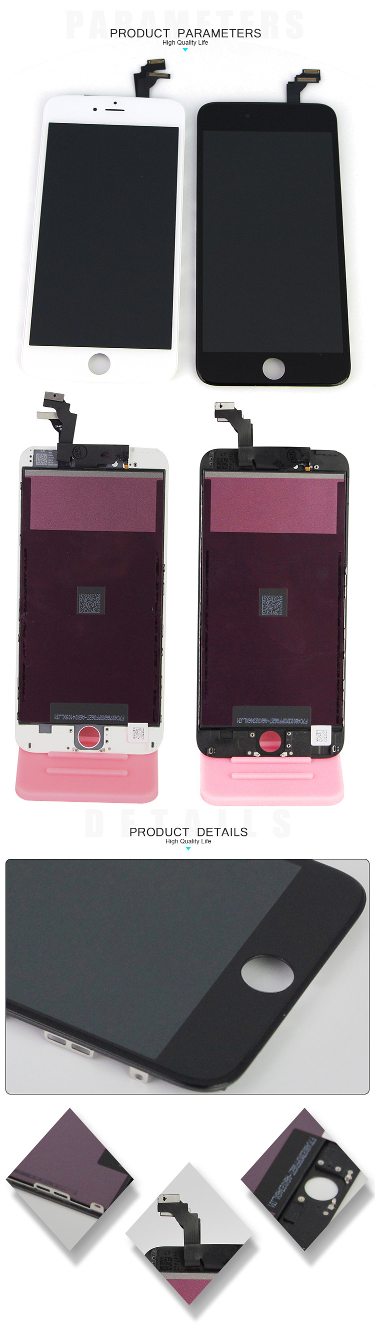 [jx]wholesale Mobile Phone Lcd For Iphone 6 Plus Lcd Touch Screen Display