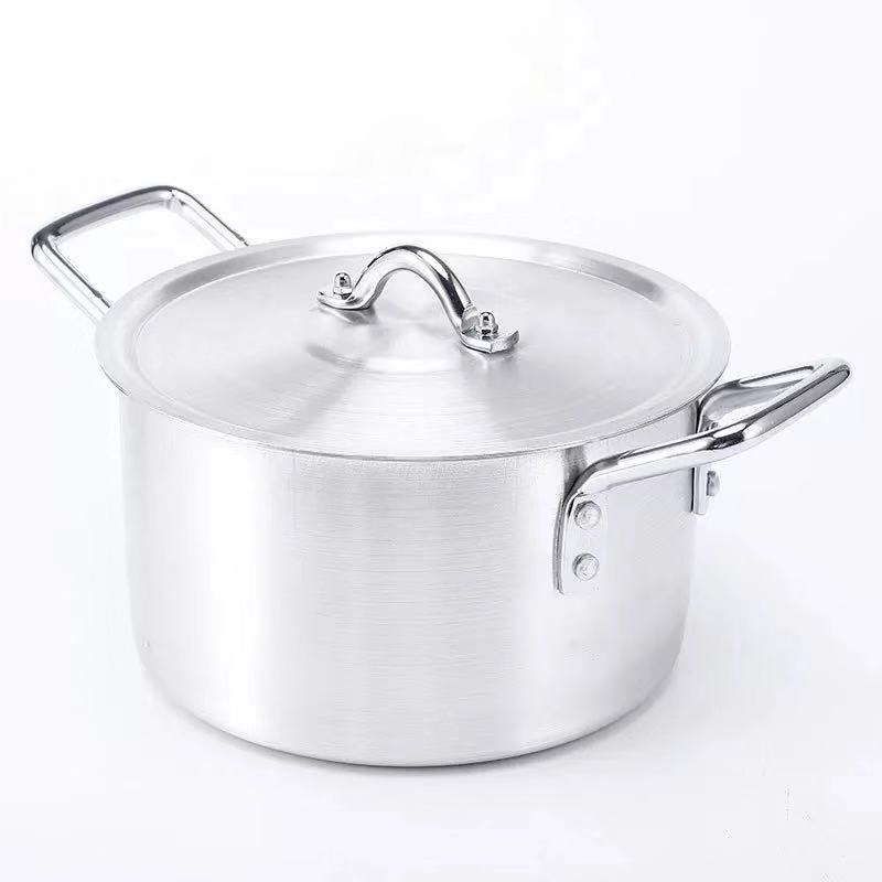 7 Pcs Aluminum Pressure Cooker Pot16-28 Stockpot Food Steamer Detonation product The iron handle