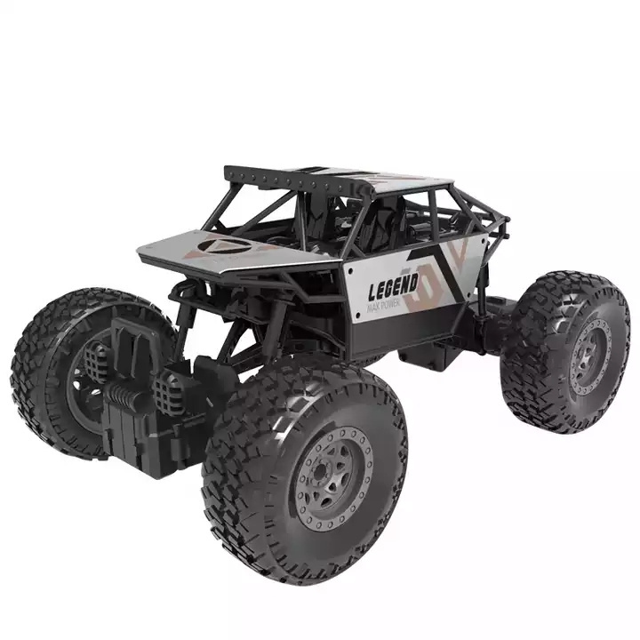 Small 4wd 2.4G Remote Control Rock Climbing Metal Truck Die Cast Toy Car Crawler Off Road High Speed Rc Car