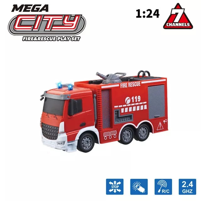 Wholesale Advanced Play Fire Truck Toy Children Educational Rc Car Toy New Fire Truck With Light Mini Fire Truck