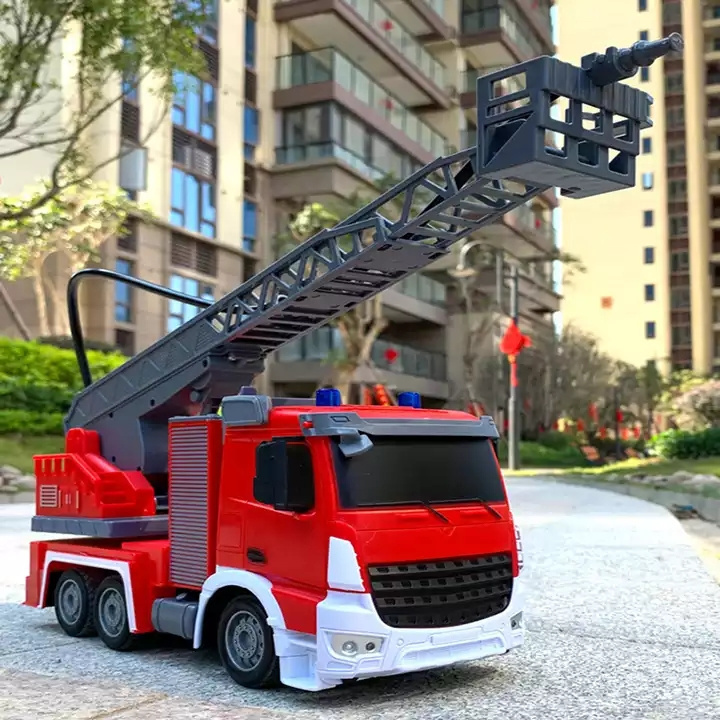 Wholesale Advanced Play Fire Truck Toy Children Educational Rc Car Toy New Fire Truck With Light Mini Fire Truck