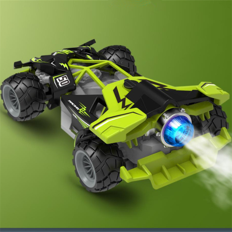 2.4G 4WD Cross Country Concept Formula Vehicle Four Way Off Road Spray Electric RC Car Drift High Speed Radio Control Toy Cars